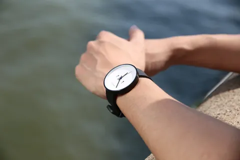 手表，简单，模型，手，人手，人，户外，手持