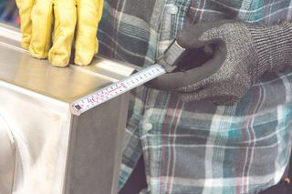 工业，量具，卷尺，不锈钢，金属，厘米，工件，仪表