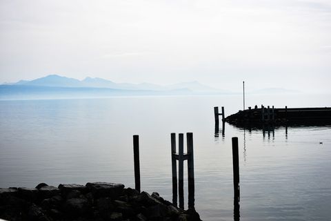 瑞士，洛桑，城市，深水，水，激情，摄影，湖泊