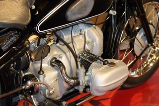 德国, 艾因贝克, 摩托车, 博物馆, 宝马, 拳击手, 引擎, 年份