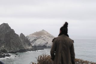 岩石, 悬崖, 结束, 了望, 大苏尔, 旅行, Norcal, 太平洋