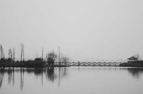 中国风，风景，广州，墨，水，天空，宁静的景色，宁静