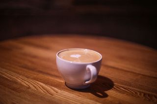 美国，罗克林，命运咖啡馆，咖啡馆，泡沫，咖啡，拿铁艺术，咖啡馆