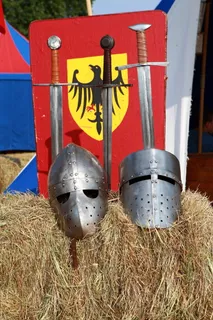 中世纪，剑，埃尔莫，历史，战斗，骑士，服装，历史学家