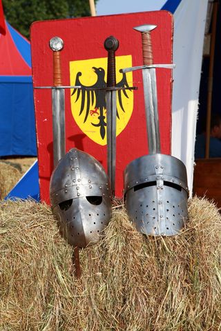 中世纪，剑，埃尔莫，历史，战斗，骑士，服装，历史学家