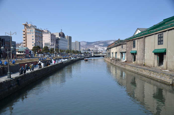 日本，小樽，北海道，建筑外观，建筑，建筑结构，水，城市