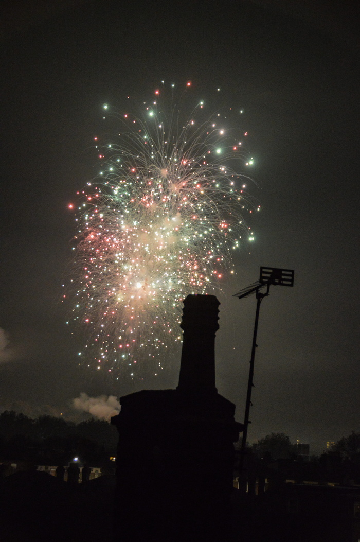 英国，亚历山德拉宫，伦敦，庆祝，篝火之夜，盖·福克斯，11月5日，夜空