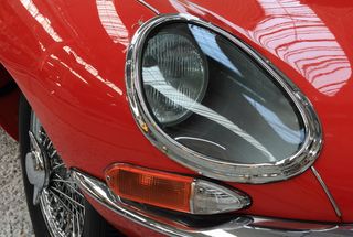 德国，斯派尔，technik博物馆，捷豹，e-type，大灯，指示器，透镜