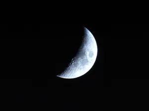 夜，太空，黑暗，月亮，占星术，天文学，黑白，陨石坑