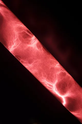 抽象，红色，黑色背景，科学，摄影棚拍摄，无人，燃料和发电，技术