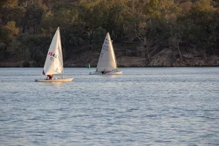 水，船艇，帆，帆船，小船，娱乐，湖泊，船只