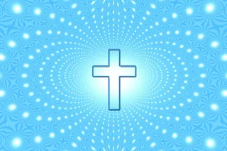 超越，十字架，信仰，天空，上帝，宗教，光线，光