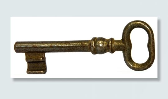 黄铜色骨架, 关键, 老, 关闭, 生锈, 铁, 金属, 金属的