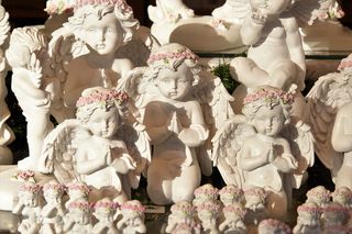 小天使, 圣诞节, 雕像, 装饰, 天使, 陶瓷, 符号, 宗教