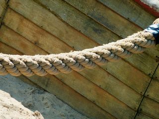 固定，吊索，结，绳索，确定，固定，通过吊索，编织