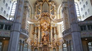 德累斯顿，教堂，德累斯顿frauenkirche，frauenkirche，祭坛，大教堂，建筑，建筑结构