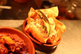 塔可，食物，盘子，莎莎酱，辛辣，鸡肉，餐厅，即食