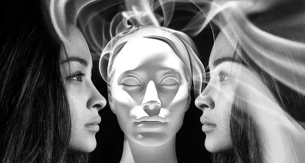 灰度照片,女人肖像,烟,身体,精神,灵魂,宗教,女人 灰度照片,女人肖像,烟,身体,精神,灵魂,宗教,女人