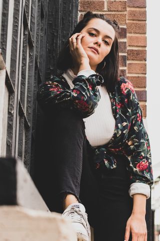 袖子，服装，服装，长袖，人，人，女孩，扶手