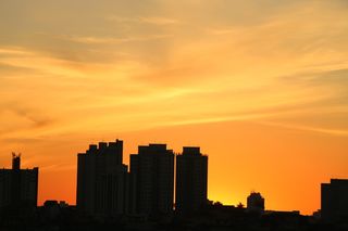 建筑，天空，拱顶，阴影，拱顶的天空，日落，建筑外观，建筑