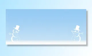 白色雪人剪贴画，冬天，雪人，冬天，雪，冷，蓝色，贺卡
