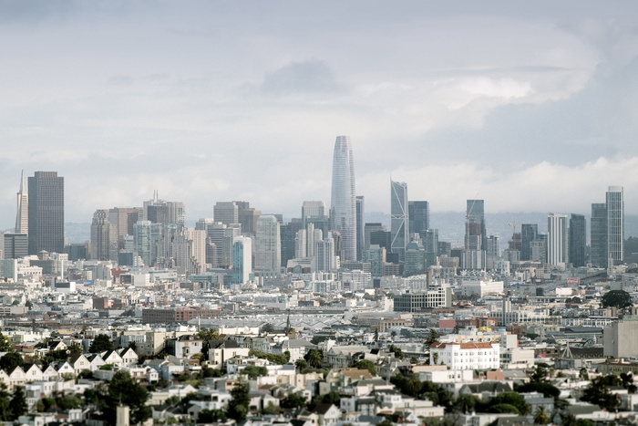 旧金山，旧金山天际线，Salesforce Tower，Salesforce，California，Silicon Valley，Cityscapes，建筑物外观