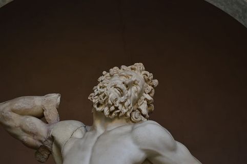 意大利，罗马，梵蒂冈博物馆，雕像，雕塑，罗马，男人，权力