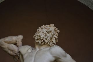 意大利，罗马，梵蒂冈博物馆，雕像，雕塑，罗马，男人，权力