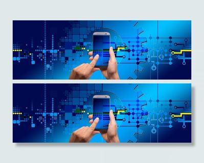 转型、数字化、可视化、数字化、齿轮、工作、设计、智能手机