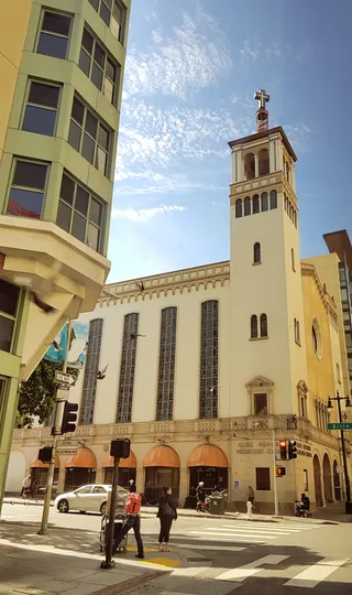 旧金山市，教堂，旧金山，可可电影，instagram，背景照片，建筑，建筑外观