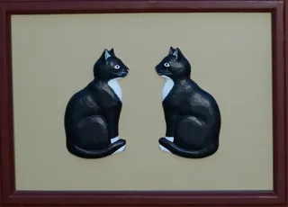 Ahrenshoop，Zingst，Home，Door，Input，wood，relief，image