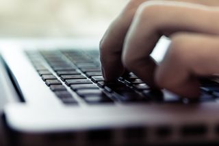 键盘, 手指, macbook, mac, 男人, 办公室, 菜鸟图库, 电脑