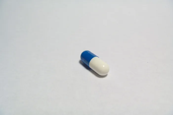 白色, 蓝色, 药片, 背景, 胶囊, 丸, 药物治疗, 处方