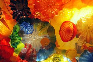 chihuly，玻璃，艺术，艺术品，吹制，雕塑，明亮，多彩
