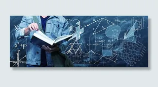 书，阅读，学生，学生，黑板，数学，计数