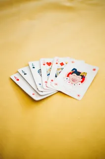 扑克牌特写照片