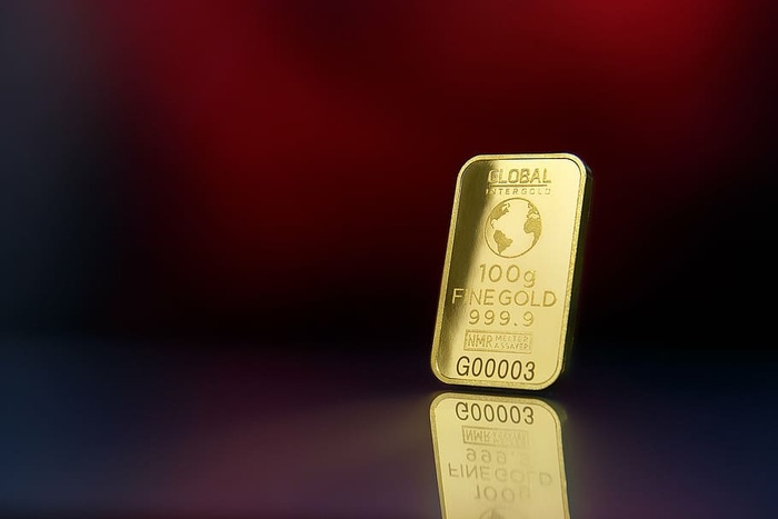100克，精细，金色999.9标签，金色，贴纸，图案，盎司，闪亮