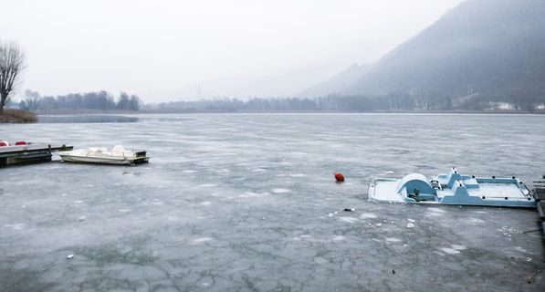 船，运输，车辆，冰，自然，户外，船艇，船舶