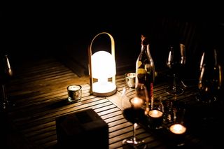 光，暗，酒吧，饮料，饮料，蜡烛，灯，聚会