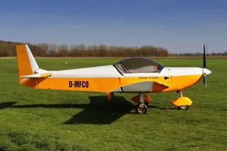 飞机，超轻型，机场，微光，启动，启动位置，飞机，运输