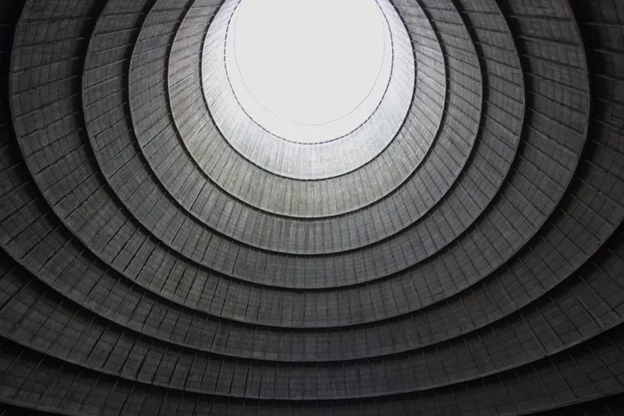 比利时，charlerois，冷却，塔，内部，电力，电站，模式