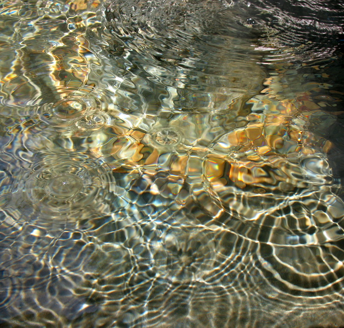 水，喷泉，圆圈，硬币，水，喷泉，水圈，背景，反射