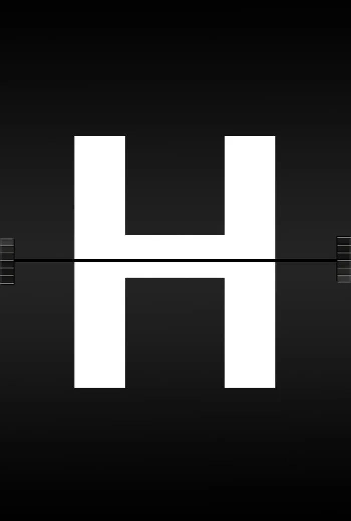 h字母徽标、字母、abc、字母表、日记字体、机场、记分牌、广告