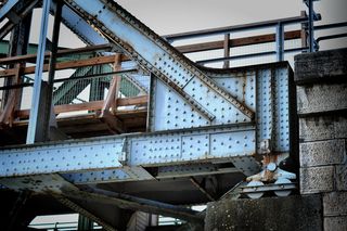 桥梁，钢，铆钉，极限，组合，建筑结构，金属，建筑