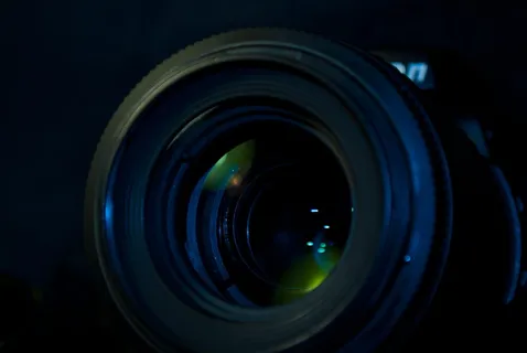 特写照片中的相机镜头 特写照片中的相机镜头