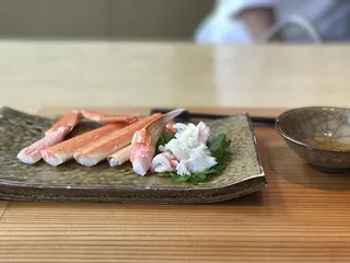 日本，福井市，3 chome-9-25 chūōō，蟹爪，帝王蟹，陶瓷，陶器，午餐