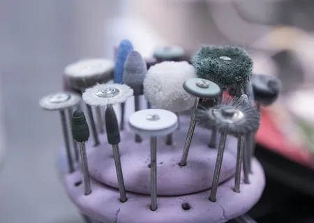 牙科技术，工具，刷子，工具，刷子，义齿，牙科，健康