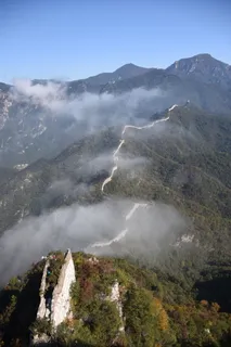 长城、云、雪、雾、山、自然之美、风景-自然、天空 长城、云、雪、雾、山、自然之美、风景-自然、天空