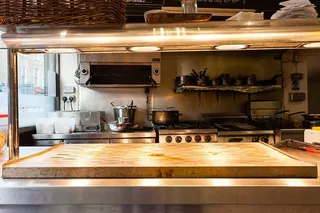 厨房用品，厨房，餐厅，餐厅厨房，厨师，烹饪，准备，钢铁