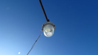 灯，灯笼，天空，明亮，蓝色，图案，白天，晴朗